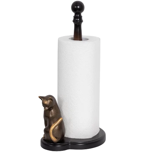 Cat Grace stand (with paper towel holder)