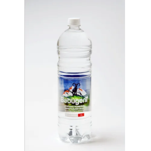 Natural glacier mineral water «Babugent«
