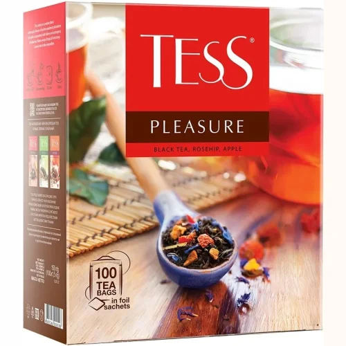 Tess Tea Pleasure black 100pak. 1x9