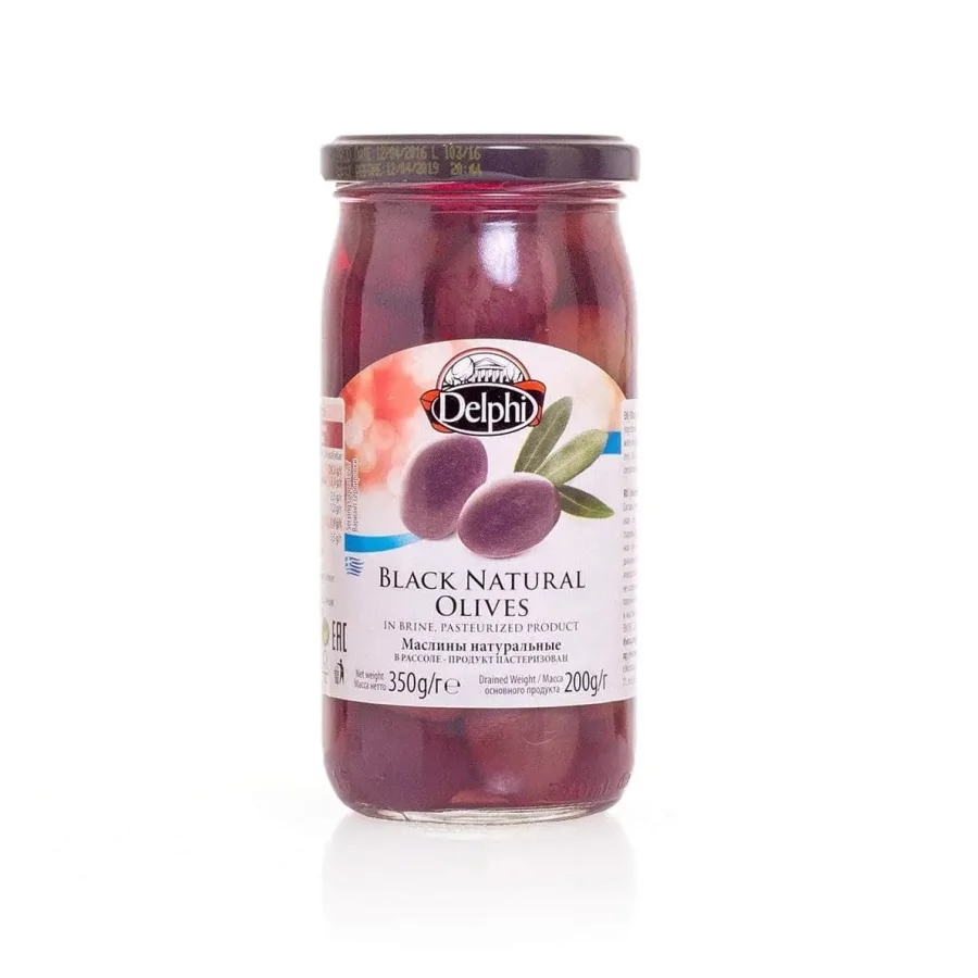 Olives with a stone, natural in DELPHI brine 350g