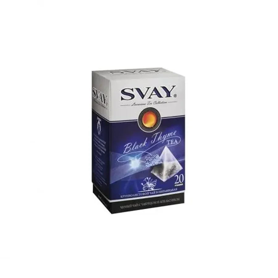 Tea Black Svay Black ThyMe 20 x 2.5 g (pyramid)