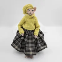 Коллекционная кукла Кошка Мари