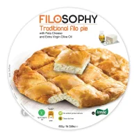 Traditional Phyllo pie with Feta cheese and IONIKI olive oil 