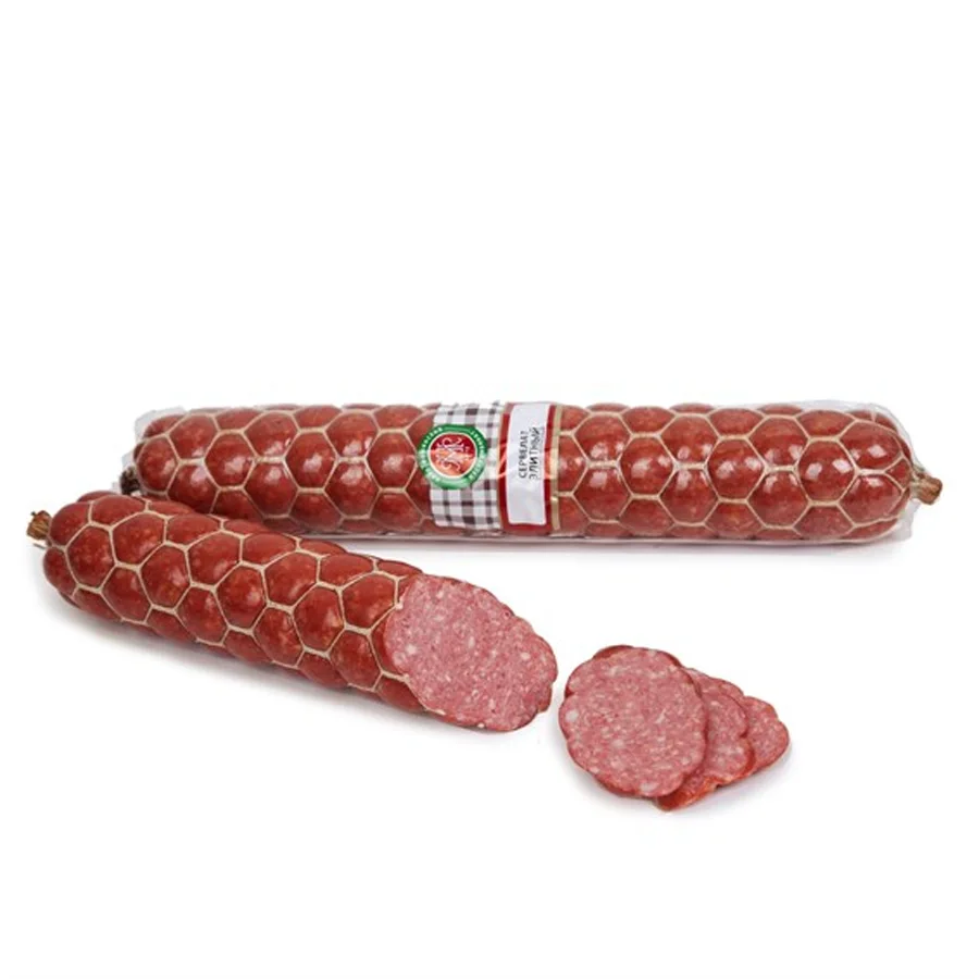 Sausage Servelat Elite boar-smoked