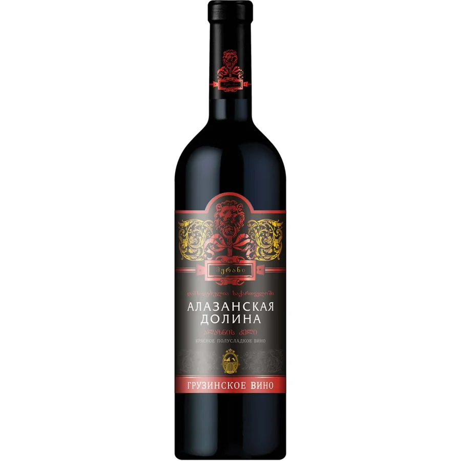 Wine table Red semi-sweet «Alazan Valley« Series «Siharuli« 12% 0.75