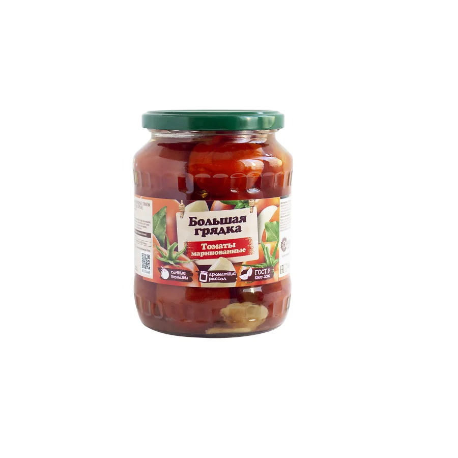 Tomatoes Large bed Pickled GOST, 680g, s/b
