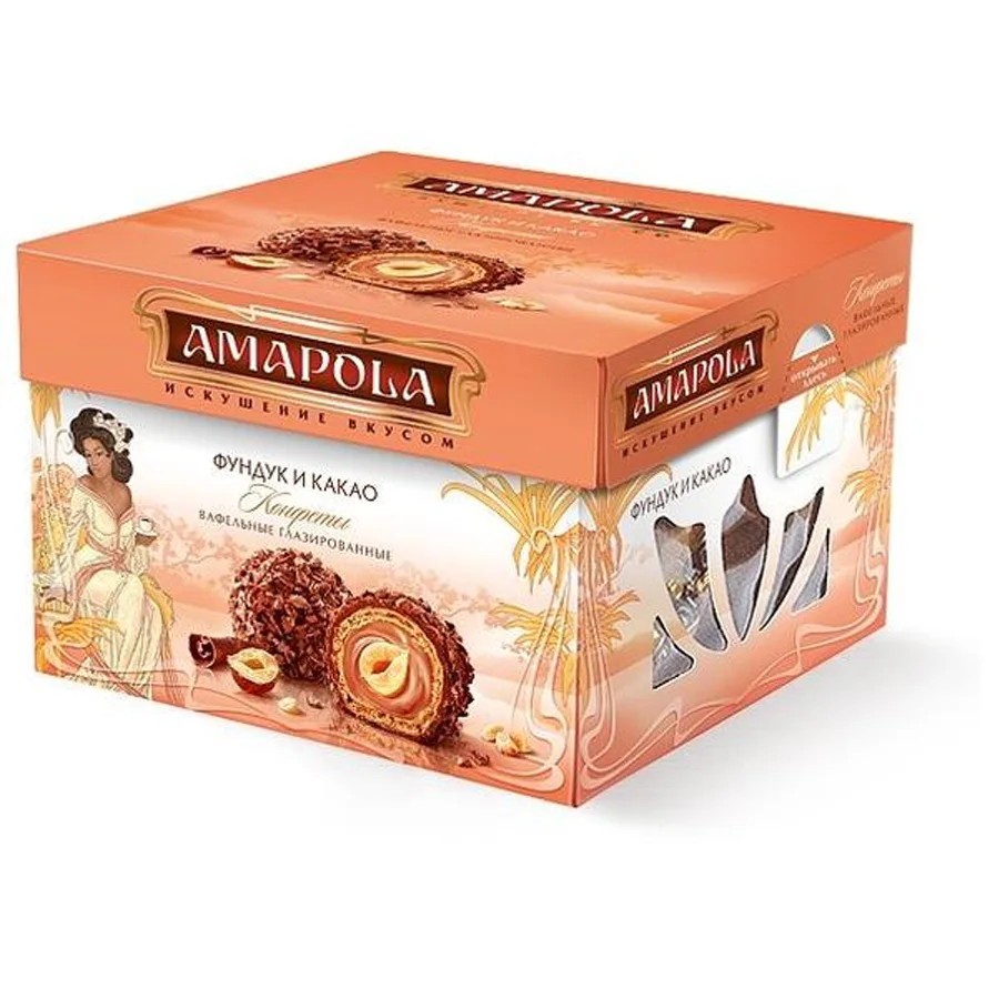 Конфеты Amapola Фундук и какао