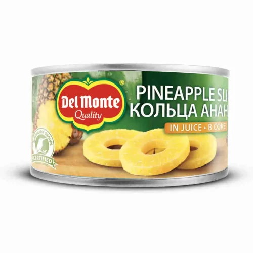Pineapples rings in juice