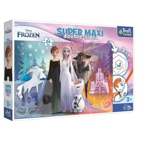 Happy Country of the Cold Heart SUPER MAXI Double-sided Puzzle Trefl 41000