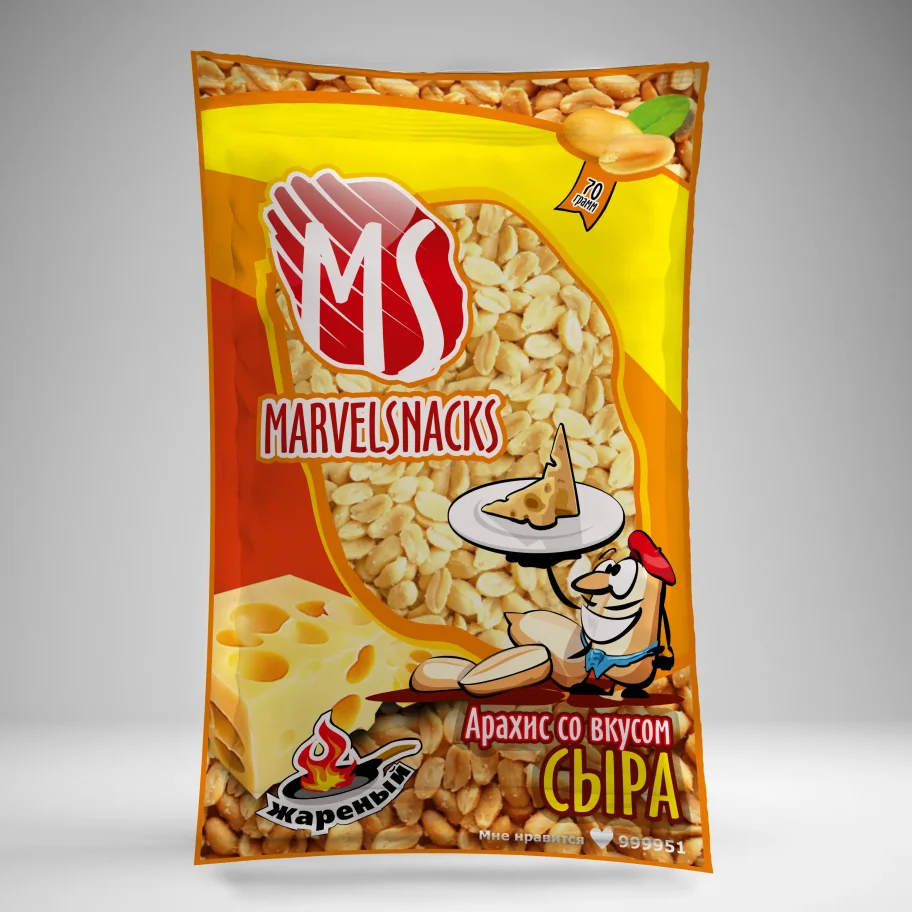 Peanut "MarvelSnacks" in assortment only wholesale from 1 box of each position !!!