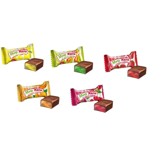 Candy "World of jelly" assortment of flavors 