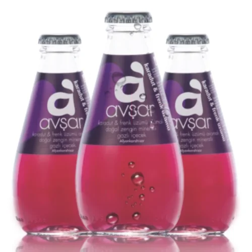 Flavored mineral water, berry, 200ml.