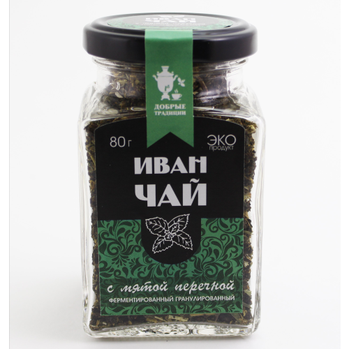 Иван-чай гранулированный  с мятой, 80г