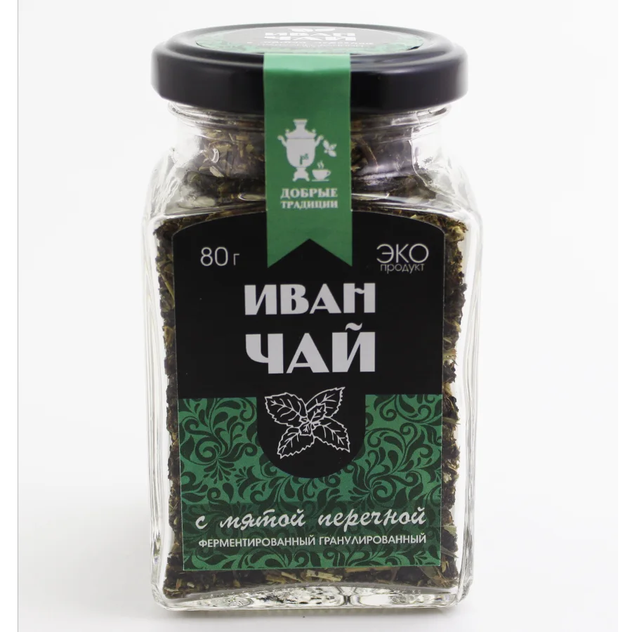 Иван-чай гранулированный  с мятой, 80г