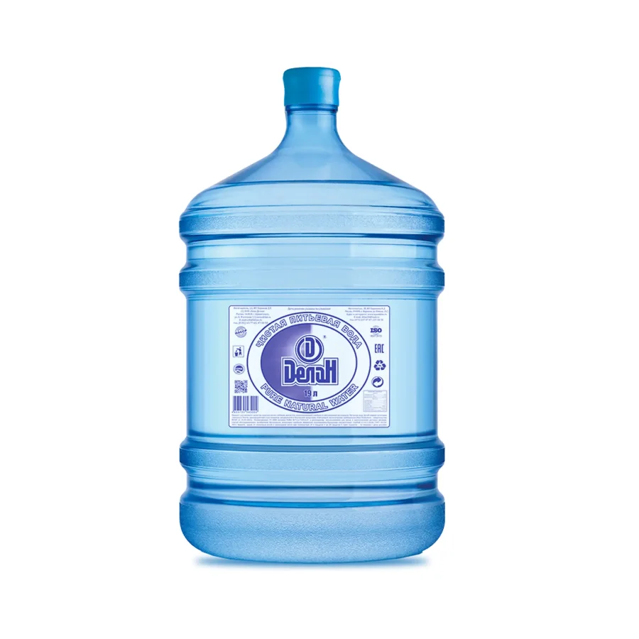 Drinking water "Delan" 19 l., in a multi-turn container