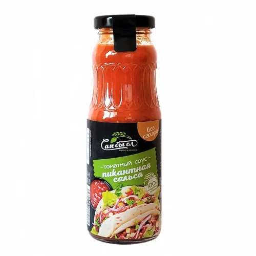 Tomato sauce Spicy salsa 270 g WITHOUT SUGAR I would have eaten myself