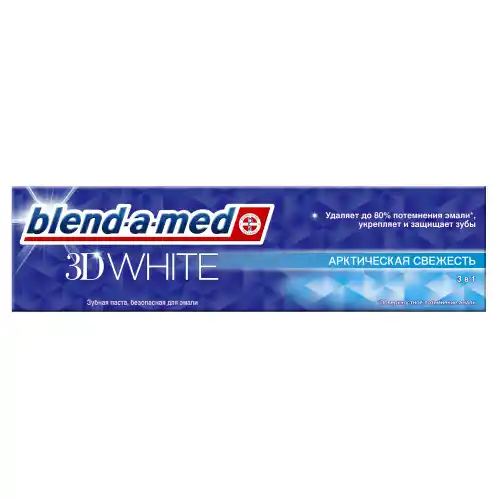 Toothpaste Blend-A-Med 3D White Arctic Freshness, ml. Buy for roubles wholesale, cheap - B2BTRADE