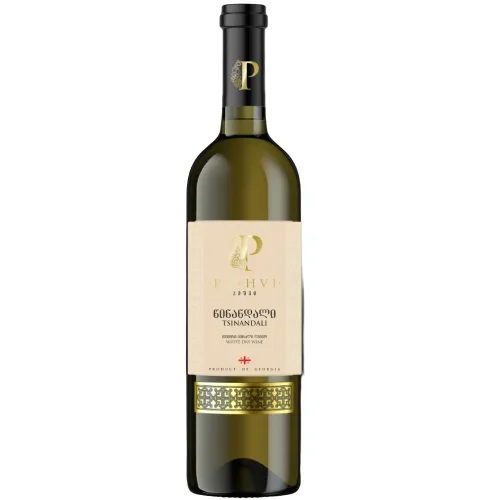 Wine protected name of the place of origin White dry «Cinandali« region Kakhetii series «Pesvi« 2019 13% 0.75