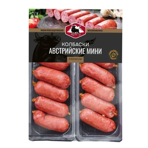Sausages Austrian mini p / k in b / o, m / a