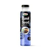 Natural Basil Seed Drink Fruit Flavor 300ml  Wholesalers OEM ODM Nawon Beverage 