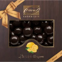 Шоколадное драже "Лимон в шоколаде" (темный шоколад)