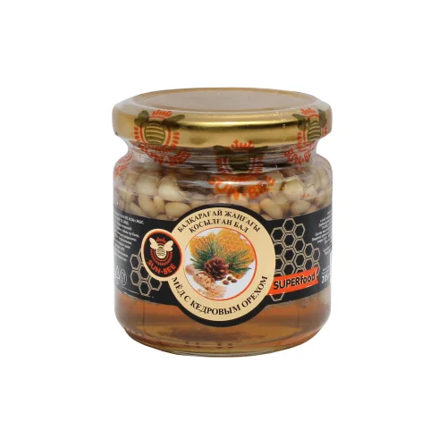 Honey with pine nuts 205 gr.