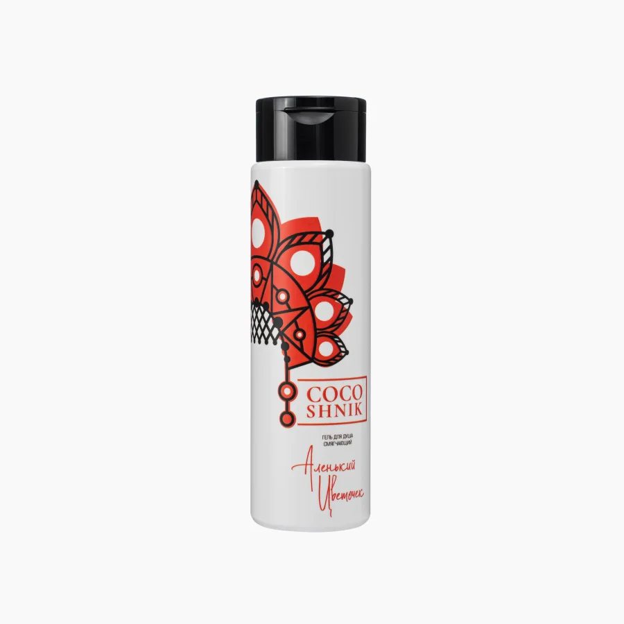COCOSHNIK women's shower gel "Scarlet flower" sulfate-free natural moisturizing, 250 ml