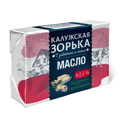 Масло сливочное "Калужская зорька" 82,5%