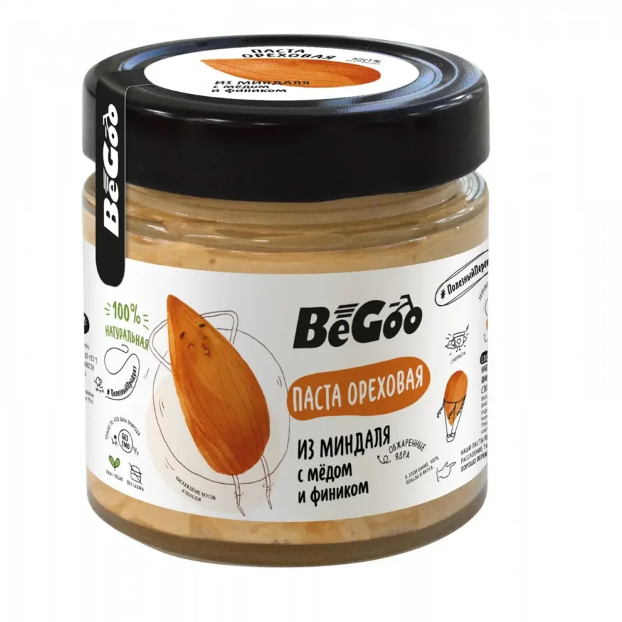 Almond paste with honey / 180 g BeGoo