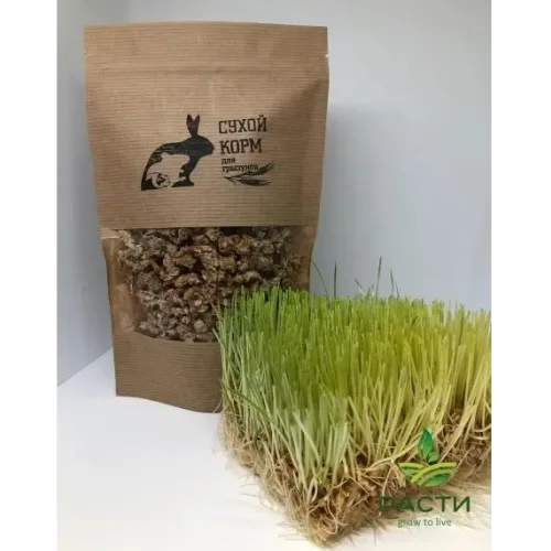 Dry grain feed for rodents 100 grams