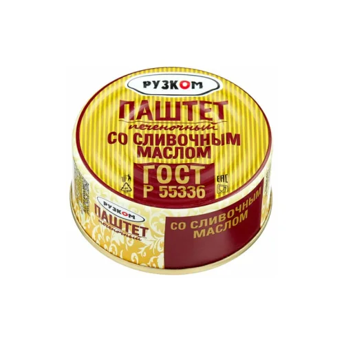 Liver pate with butter Ruzkom, 117g
