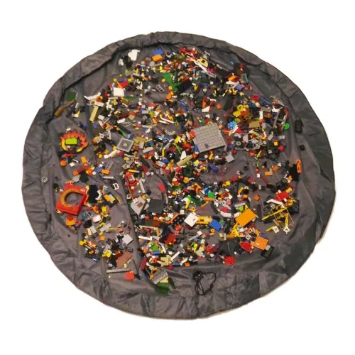 Matte für "Lego" Durchmesser 90 cm, Farbe Grau
