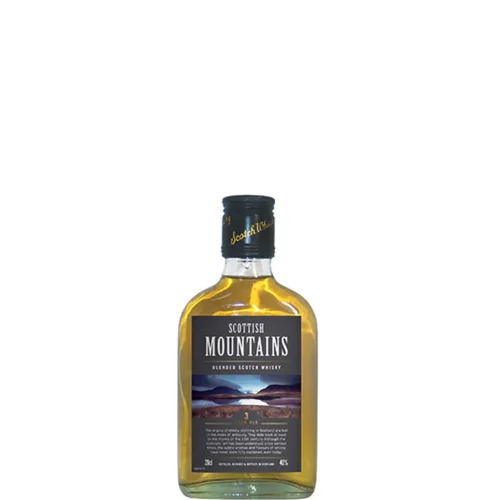 Scotch blended whiskey "SCOTTISH MOUNTAINS" 40% 0.2