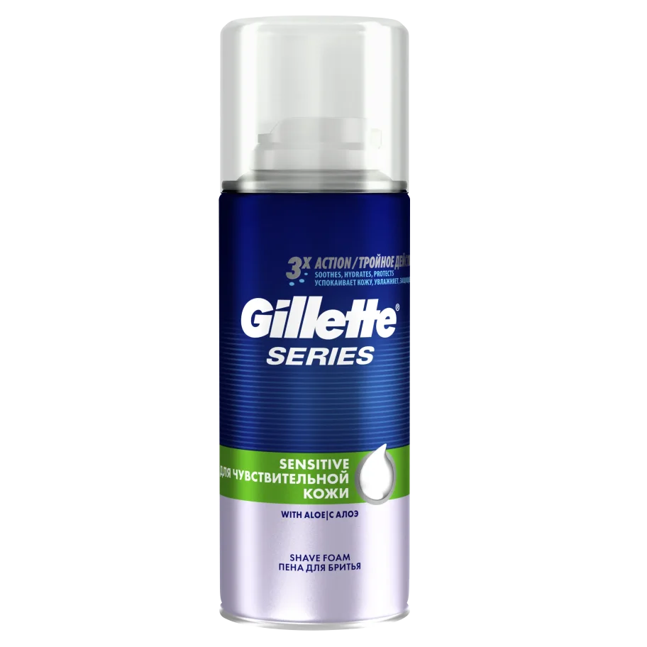 Gillette Series Sensitive "For Sensitive Skin" Men's Shaving Foam 100 ml