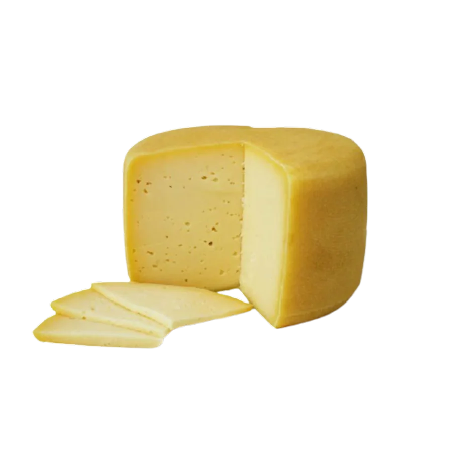 Solid "Siberian" cheese