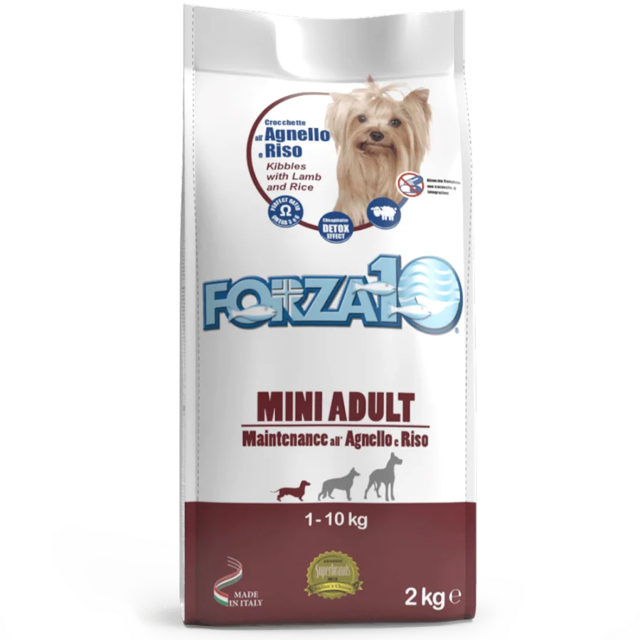 Full food for adult dogs small breeds from lamb with rice