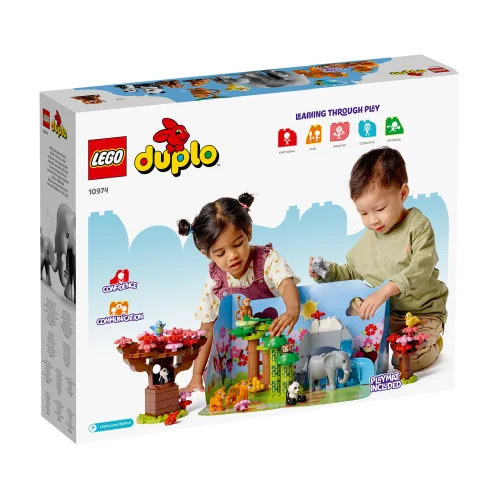 Конструктор LEGO DUPLO Дикие животные Азии 10974