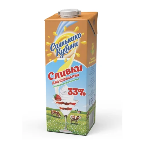 Cream Sunny Kuban For whipping 33%, 1L, t/p