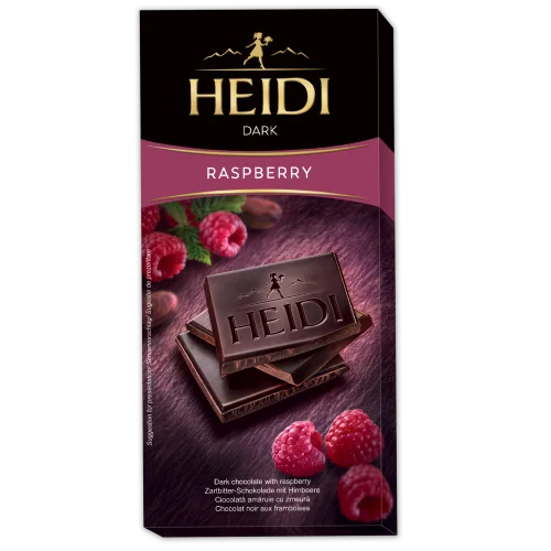 DARK CHOCOLATE Cranberry dark 20 x 0.080kg (Heidi)