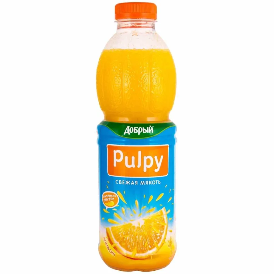 Напиток с/с Pulpy Апельсин Добрый, пэт, 0.45л