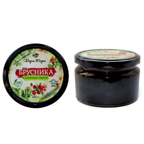 Lingonberry in Siberian Pine Syrup 250 gr
