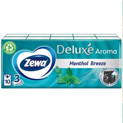 Zeva Deluxe Handkerchiefs 3-layer Menthol