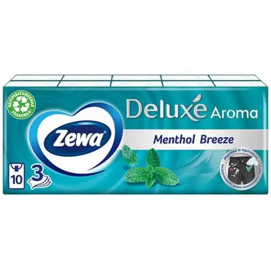 Zeva Deluxe Handkerchiefs 3-layer Menthol