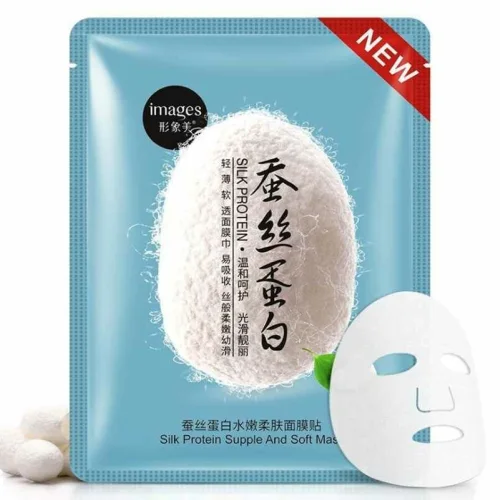 Cleansing Face Mask with Toning Effect Images Silk Protein Supple And Soft Mask