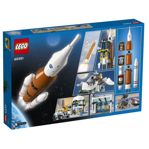 Конструктор LEGO City Космодром, 1010 дет., 60351