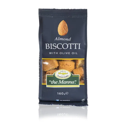 Печенье «Бискотти» с миндалём и оливковым маслом MANNA