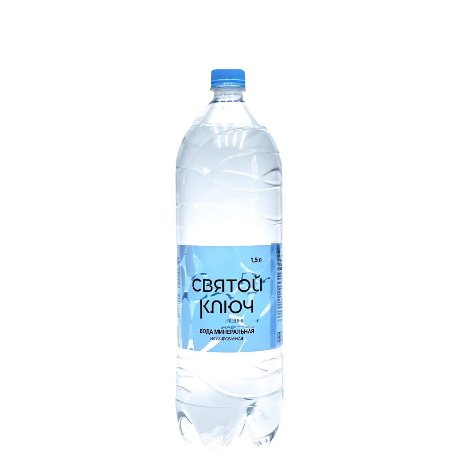 Вода минеральная природная столовая питьевая «Святой ключ», негазированная, ПЭТ, 1,5 л.