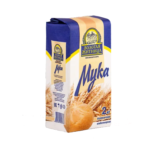Wheat flour "Golden Granary" in /with GOST, 2 kg