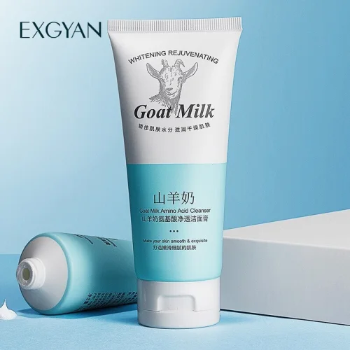 Face wash foam with goat's milk, Exgyan