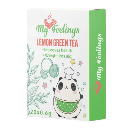 Экстракт китайского зелёного чая с лимоном Eternity растворимый, 12 грамм (20 стиков х 0,6 грамм)